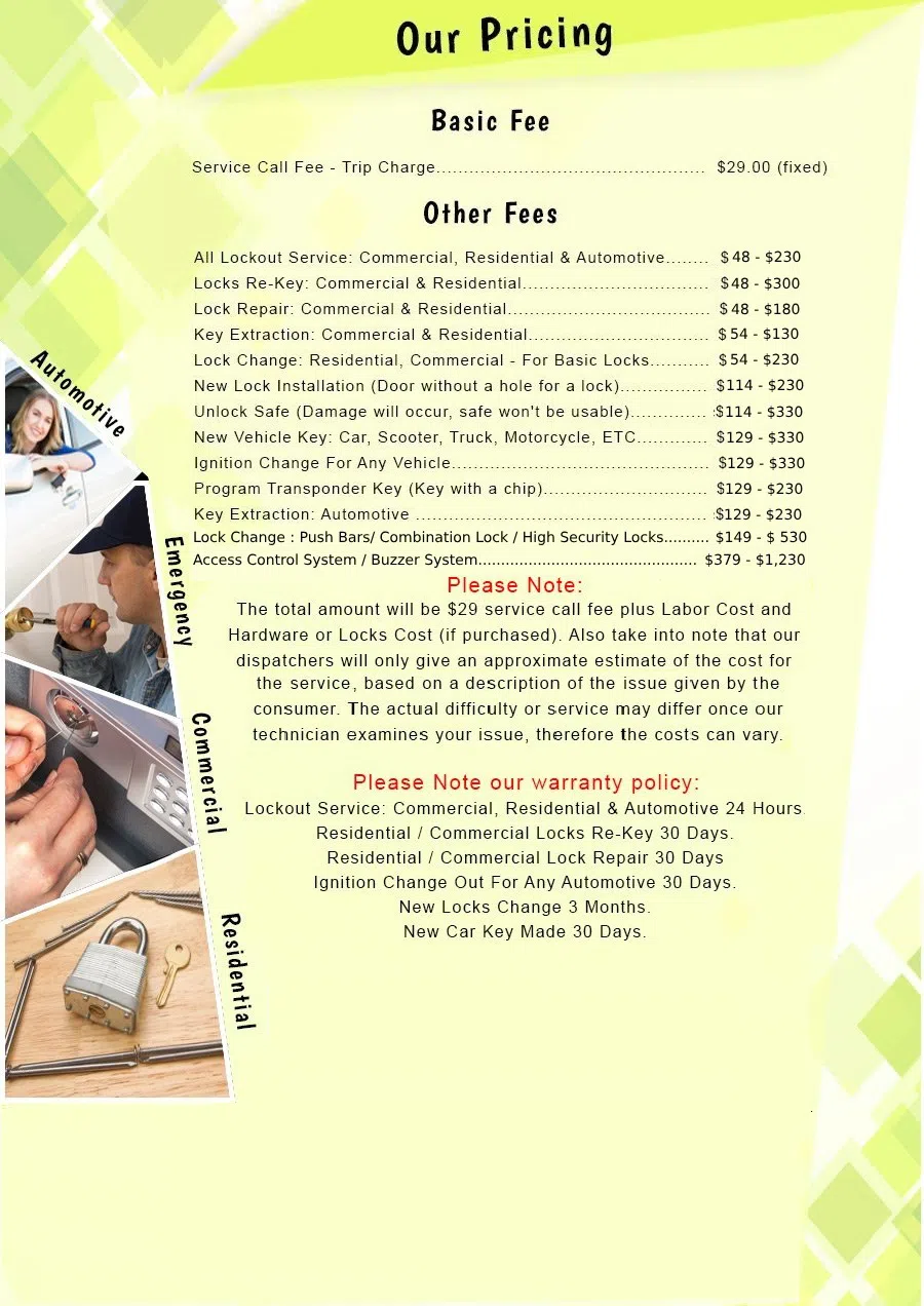 HFL Locksmith Hollywood, FL  855-447-2088